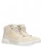 Shabbies  Mid Top Sneaker Nappa Leather Fur Detail Offwhite (3002)